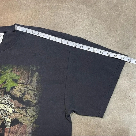 Vintage Mossy Oak Faded Outdoor Distressed Retro T Shirt Hunting - Picture 6 of 8